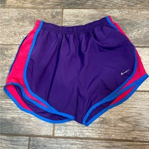 Women’s purple Nike DRI-FIT athletic shorts. Small.